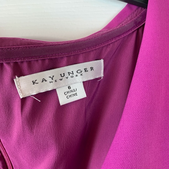 Kay Unger Jumpsuit Gown Size 6 - Picture 7 of 7